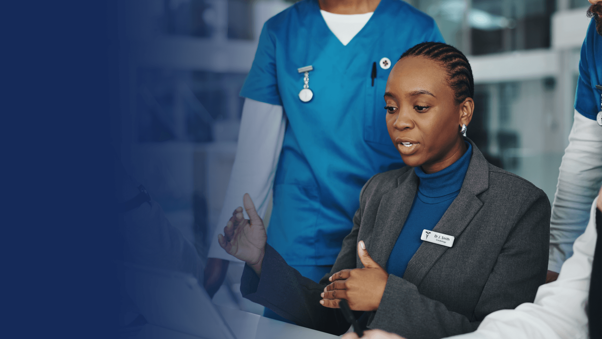 African healthcare professionals leading patient safety