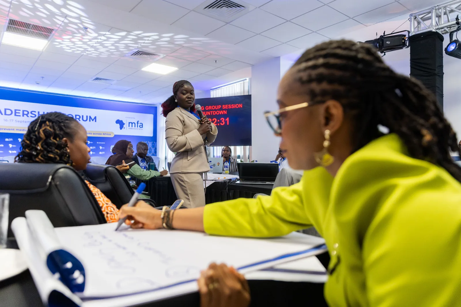 Participants in a working session at the 2026 Leadership Forum, Kigali.