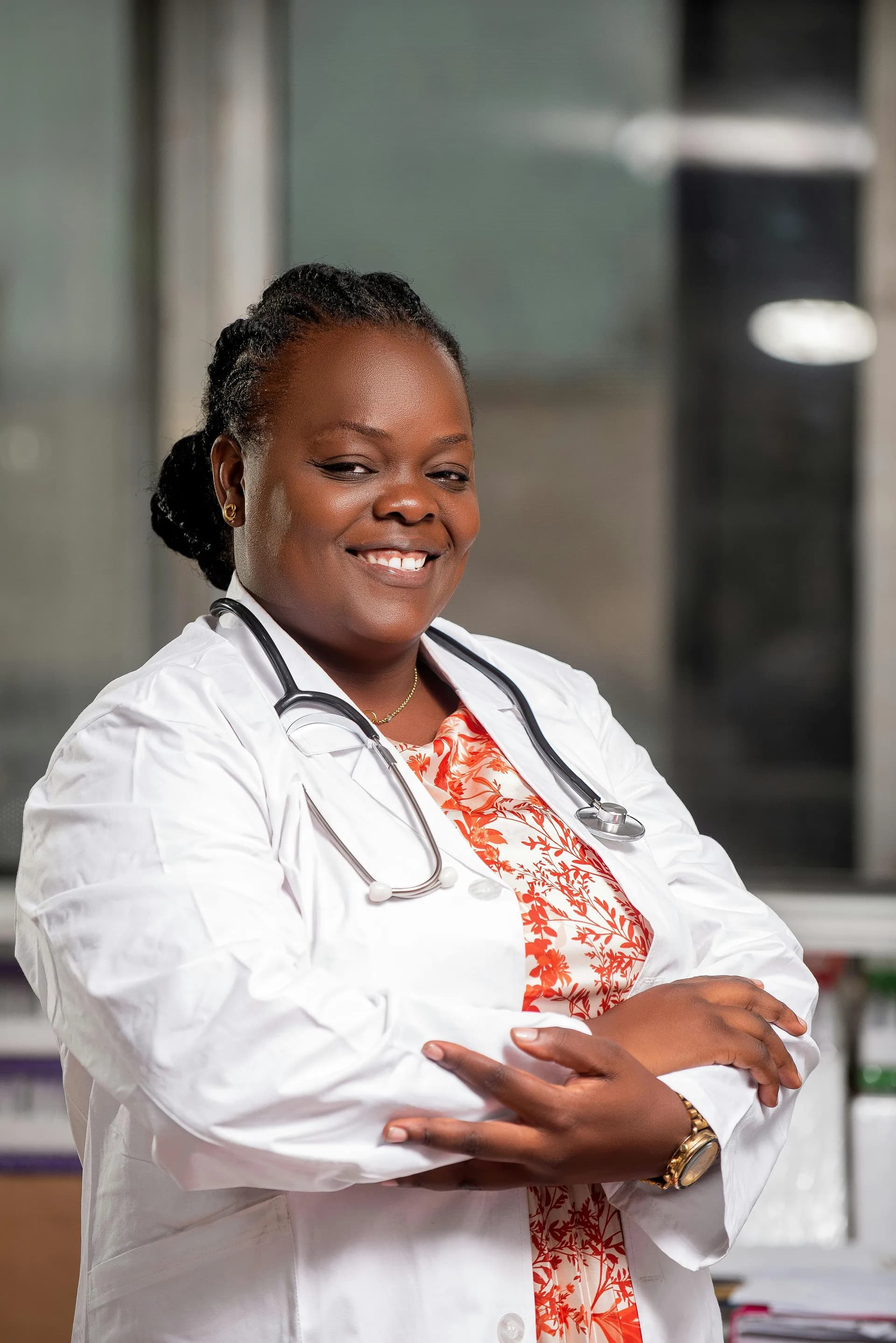 African healthcare leaders standing together